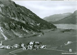 Sils - Flugaufnahme + 1959 Feldpost