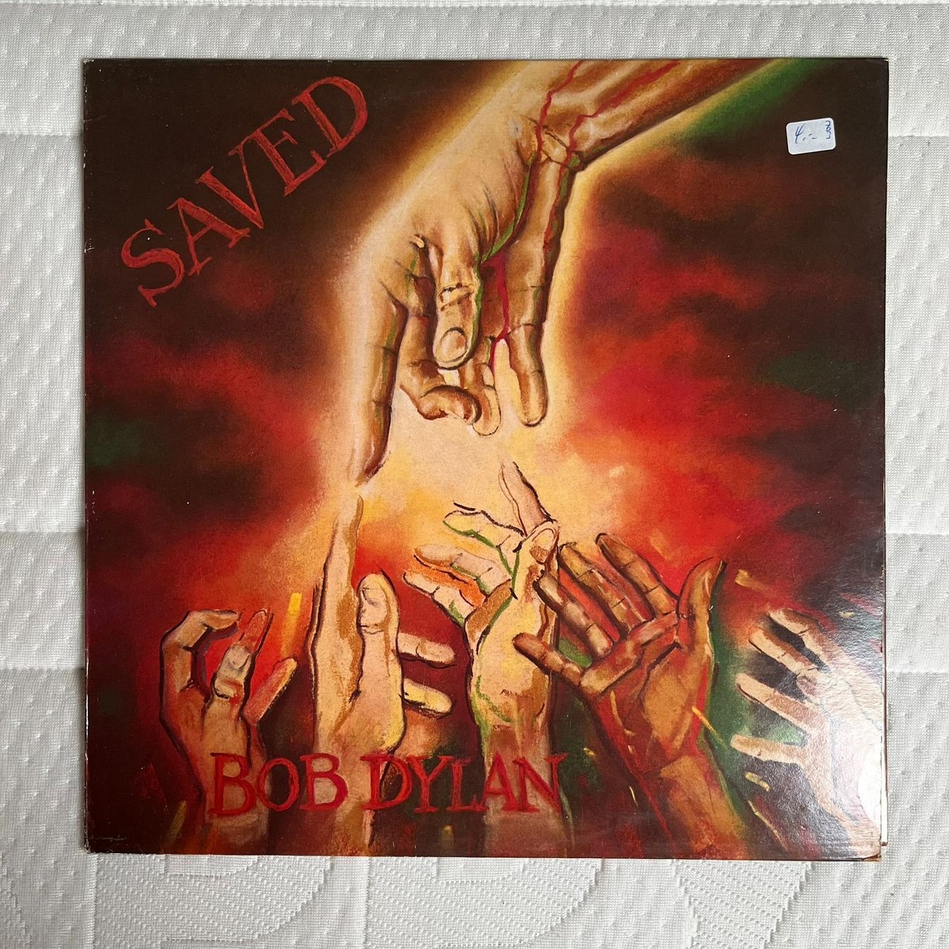 Vinyles: Bob Dylan ‎– Saved vinyl LP original 1980 pressing – D'occasion à Effretikon par ChrisLamberger