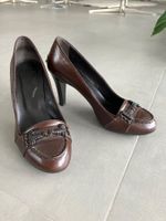 Tod's escarpins marrons style mocassins