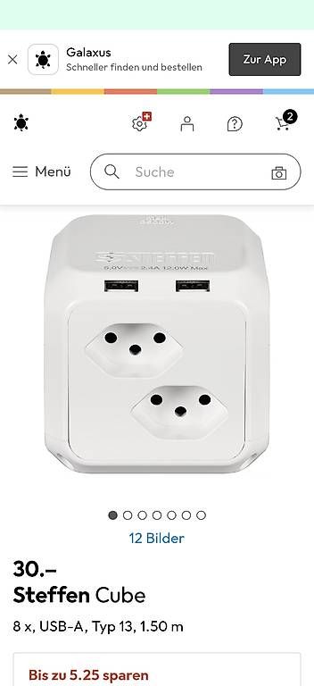Stecker: Steffen Cube Steckdosenwürfel – Gebraucht aus Kriens von marcel.vl