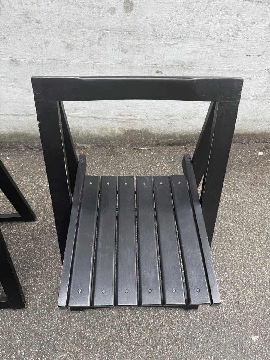 Chaises: 4er Set Trieste Klappstuhl von Aldo Jacober – D'occasion à zürich par PapaMoll86 5