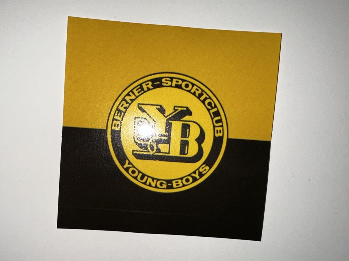 Aufkleber: BSC YB Fan Sticker 8x8 cm – Neu (gemäss Beschreibung) aus Bern von  1