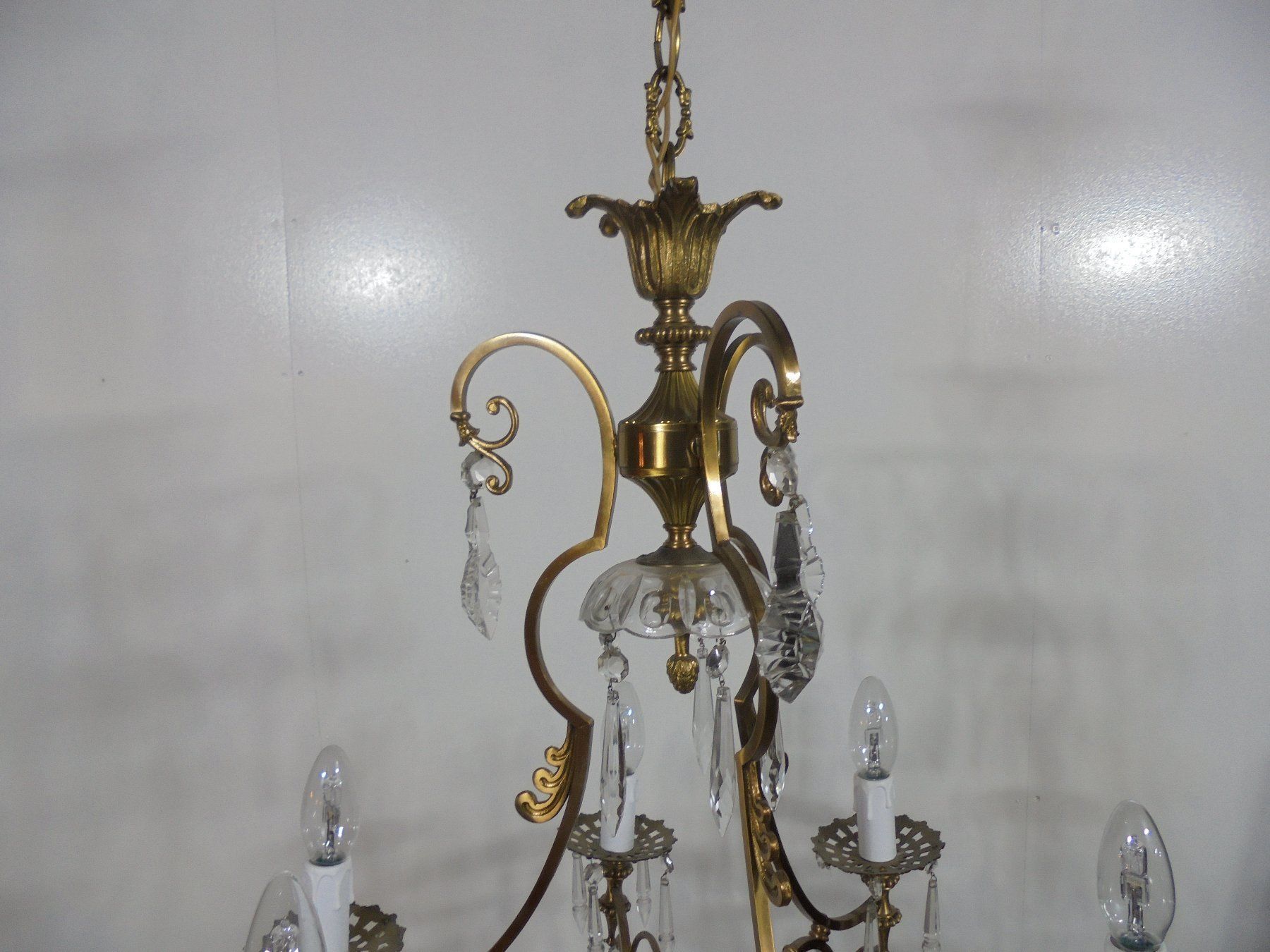 Lampadari & plafoniere: Antiker Messing Leuchter – Usato da Bern venduto da Truvaille 1