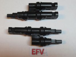 MC4 Y-Verteiler Set für das Parallelschalten von 2 Module