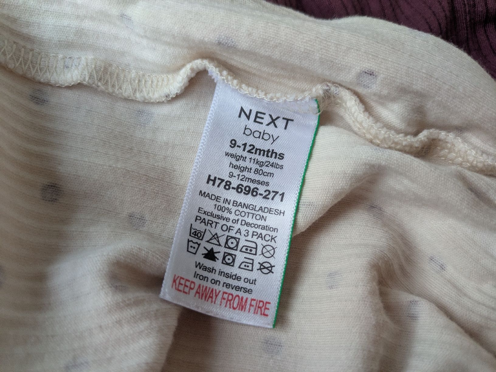 Next Pagliaccetti: Next Romper / Jumpsuit Gr. 9-12 Monate – Usato da Tagelswangen venduto da Las_Flores 2