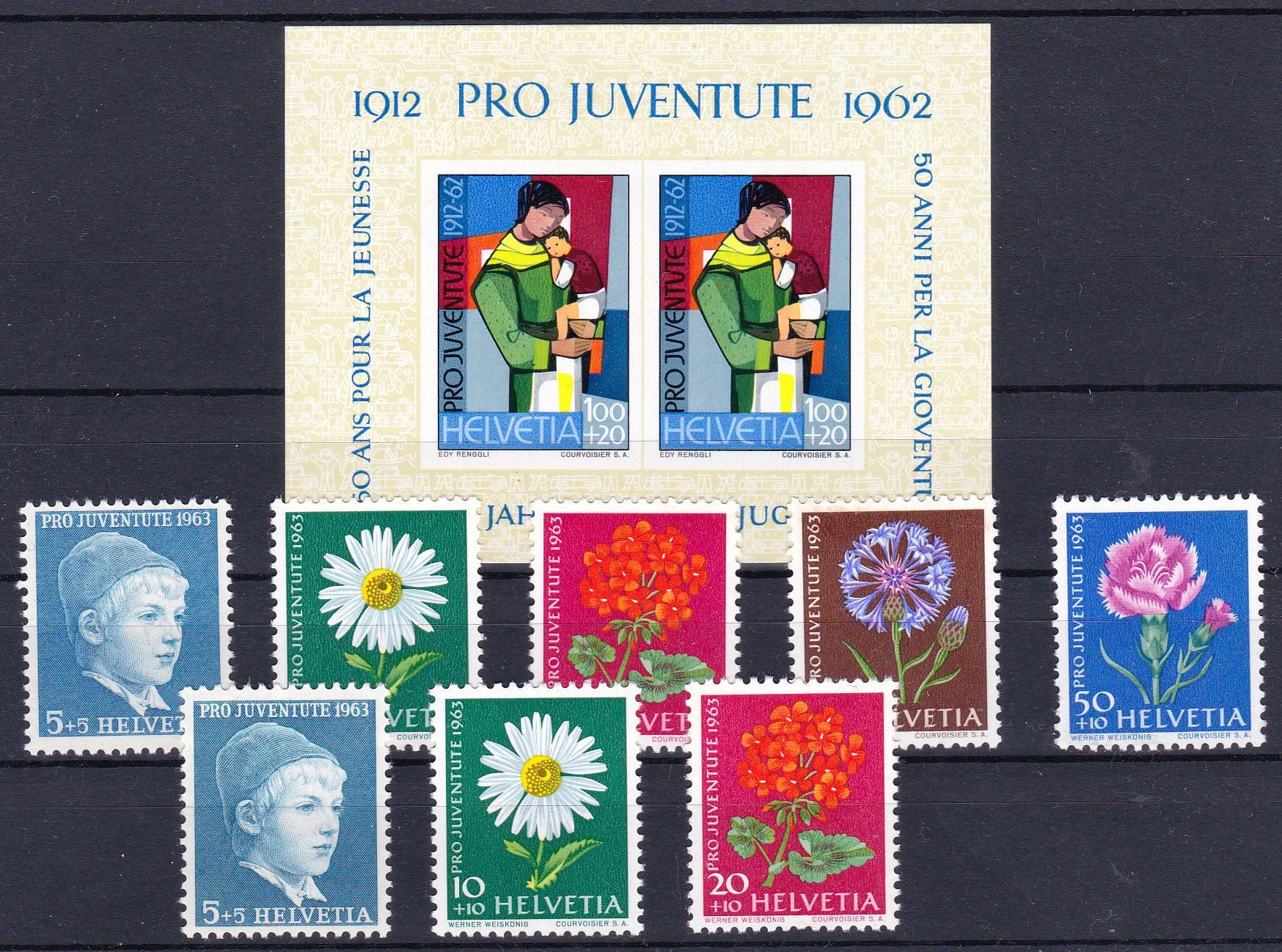 Tutti i francobolli: J133-202, postfrisch, SBK 143.- – Usato da Wenslingen venduto da riger11 2