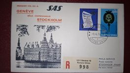 Swissair Geneve - Stockholm 01.04.1974