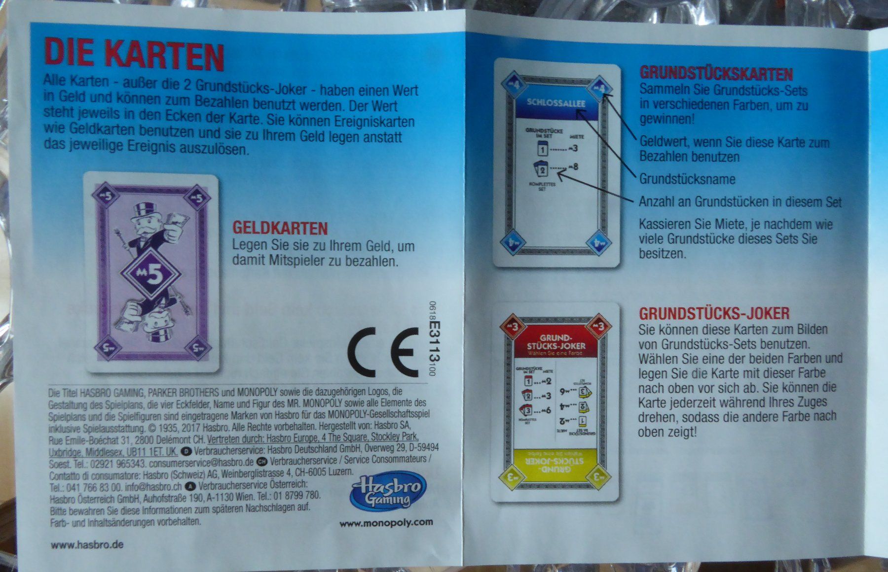 Hasbro Giochi: Kartenspiel Monopoly – Usato da Gossau SG venduto da tenerife11 6