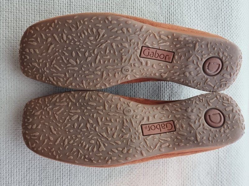 Gabor Scarpe da donna: GABOR Loafer / Halbschuh Wildleder orange, Gr 6 – Usato da Basel venduto da Mamaree 7