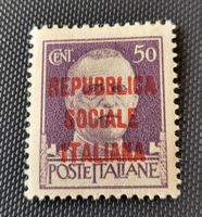 Italien Sozialrepublik 1944 briefmarke