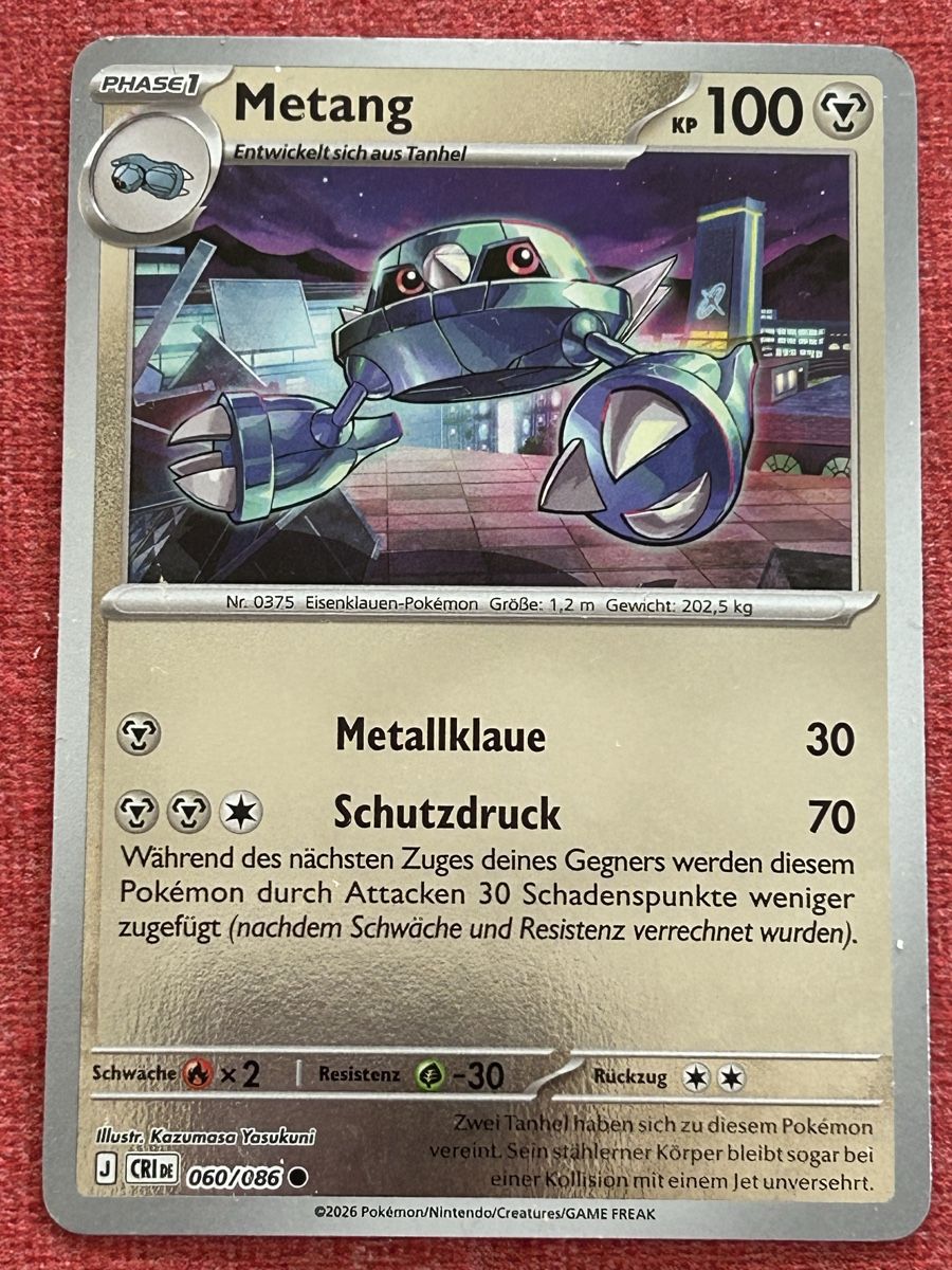 Pokémon Cartes à collectionner: Pokémon Metang KP 100 – D'occasion à Winterthur par RicciMM