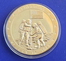 Gedenkmünze Apollo 11 16.July 1969 Moonwalk