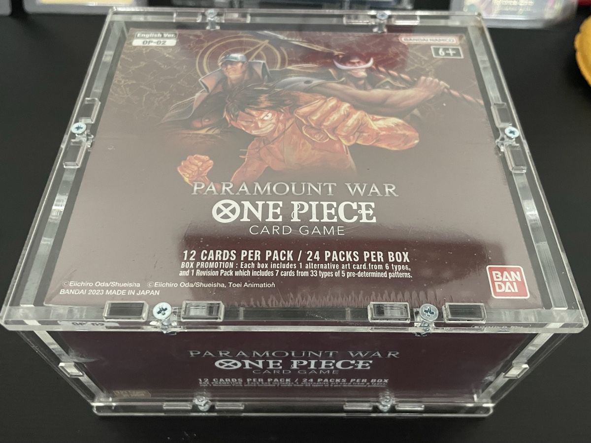 Bandai Carte collezionabili: One Piece OP02 Display - Paramount War EN / Inkl. Acrylbox! – Nuovo e nell'imballaggio originale da Siebnen venduto da Rem_zi 2