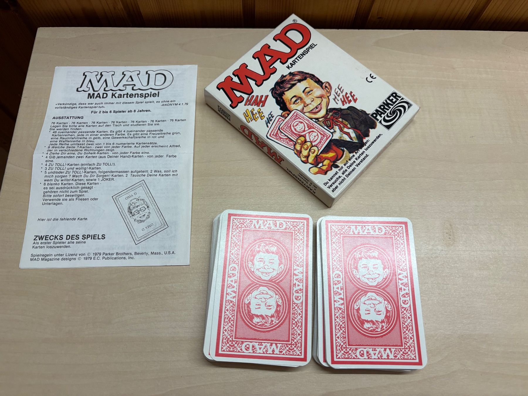 Parker Spiele: MAD Kartenspiel von Parker – Gebraucht aus Rümligen von Sibill 4