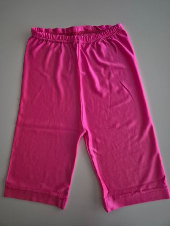 Metallic Pinke Leggins / Turnhosen Gr. 12