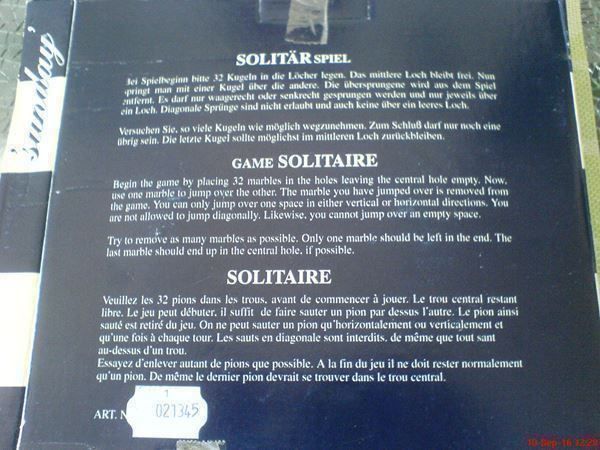 Giochi: Leonardo Solitärspiel – Nuovo (secondo la descrizione) da Oftringen venduto da andrax 2