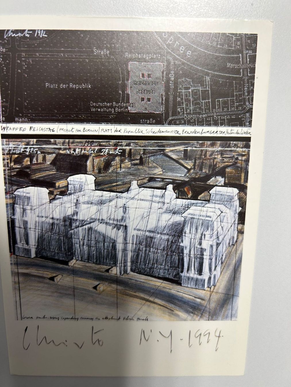 Foto & Immagini: Christo Wrapped Reichstag handsigniert 1994 – Usato da kriens venduto da bst999
