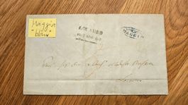 TI Maggia blau - seltener Strahlenstempel auf Brief 38.--