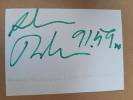 Andreas Thorkildsen -  original Autogramm - Olympia Gold