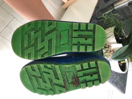 Kinder Gummistiefel Dinosaurier Motiv blau grün Grösse 27