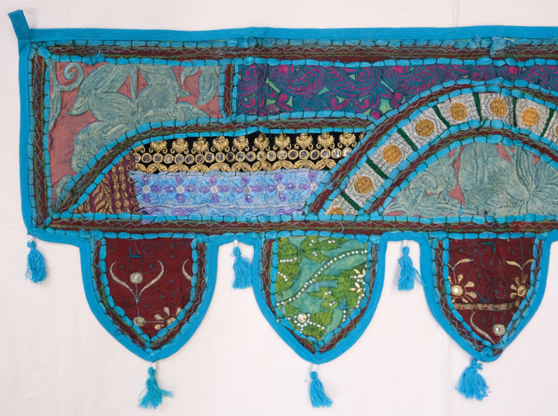 Tutte le decorazioni: Indischer Wandbehang Türbehang Dekoration Patchwork – Nuovo (secondo la descrizione) da Zürich venduto da Masala-Oase 1
