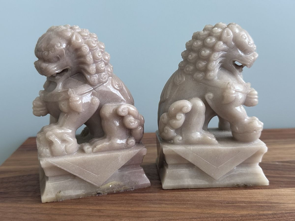 Sculture & Statue: Stone Foo Dogs Statues, Pair – Usato da Zürich venduto da Ddechkovd 3