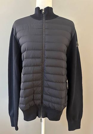 Moncler gesteppte Herren Strickjacke / Grösse 50 / neuwertig