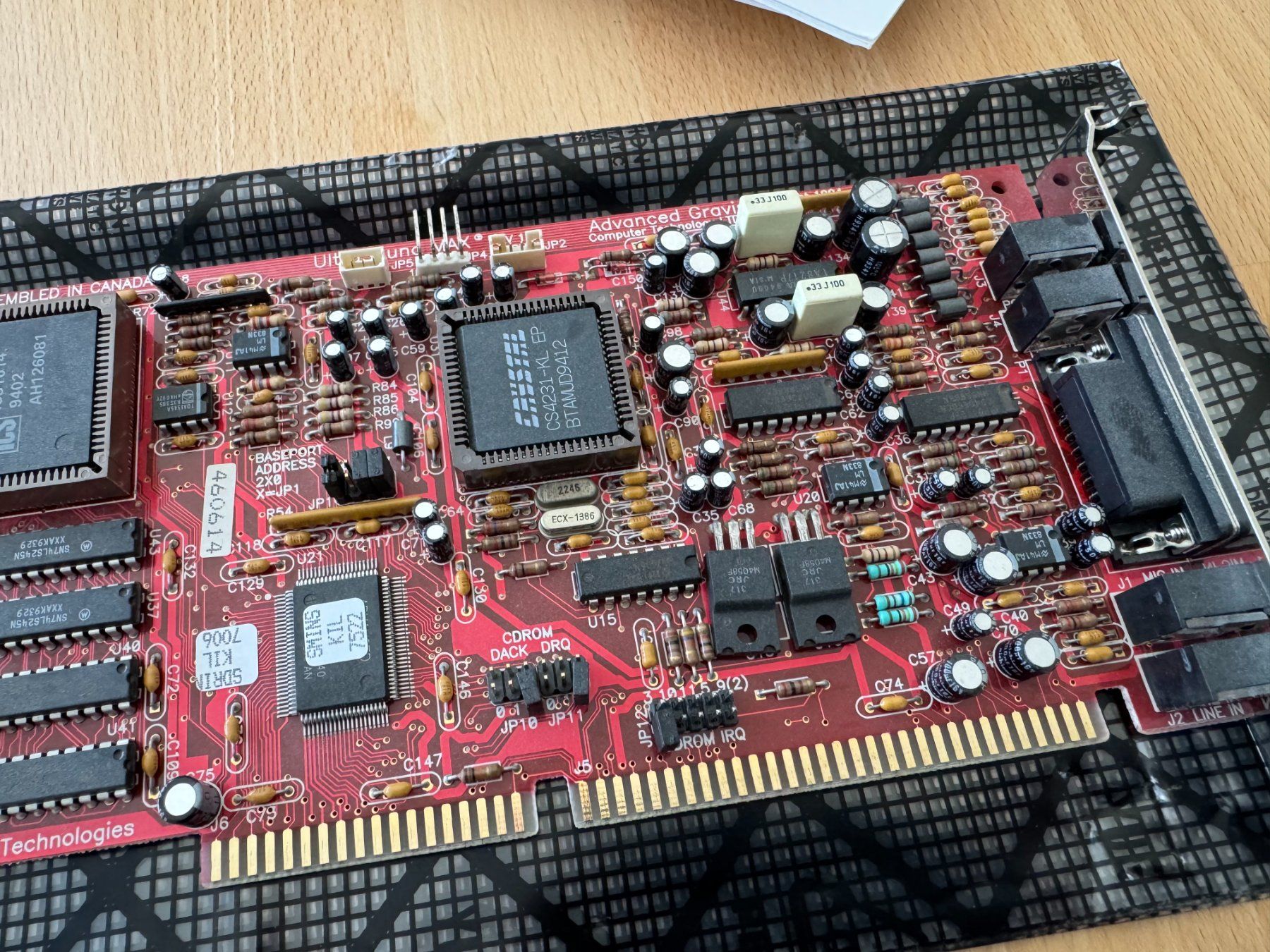 Schede audio: Gravis Ultrasound Max Rev. 1.8 – Usato da Dübendorf venduto da Digitalxs 2