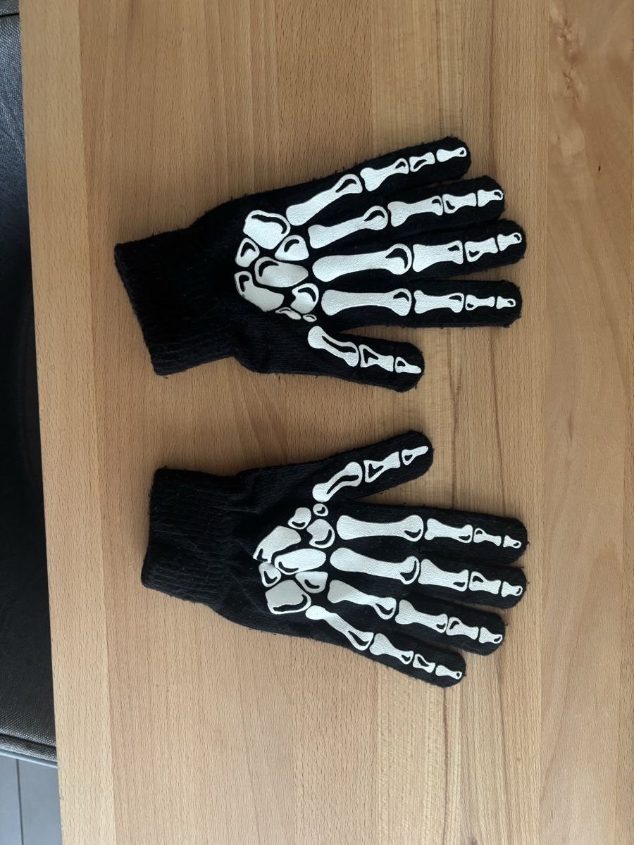 H&M Guanti & manicotti: Halloween Skelett Handschuhe – Nuovo (secondo la descrizione) da Luzern venduto da Babuska_2016