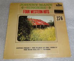 Johnny Mann Singers Four Western Hits Rare 7" 45 tours 1960s