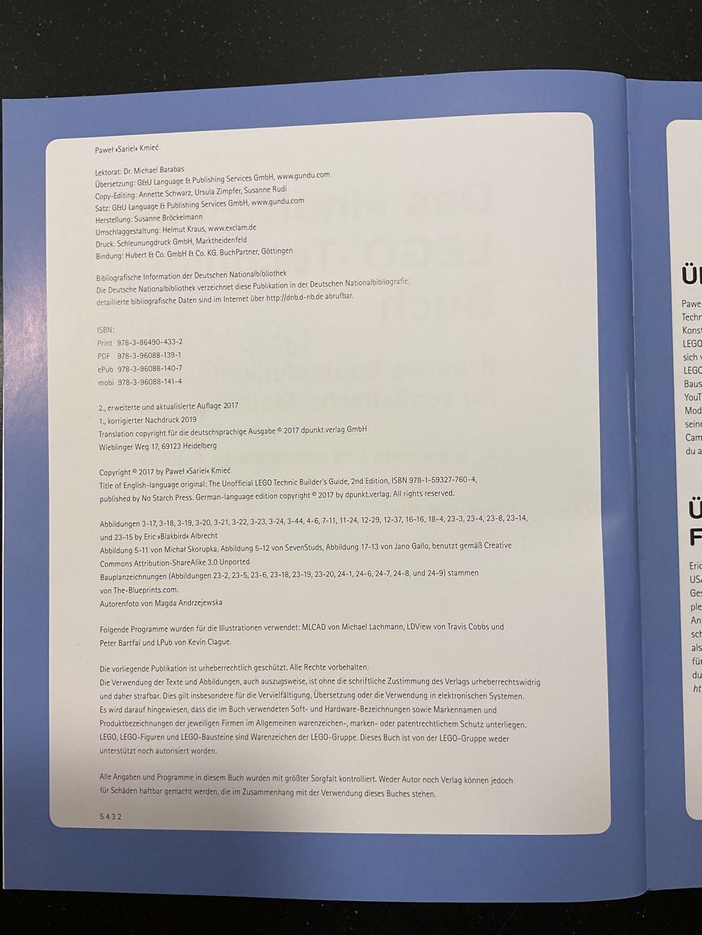 Libri: Das "inoffizielle" Lego - Technik - Buch vom dpunkt Verlag – Nuovo (secondo la descrizione) da Siebnen venduto da Hardy65 1