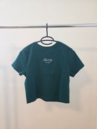 Dunkelgrünes T-Shirt Superdry