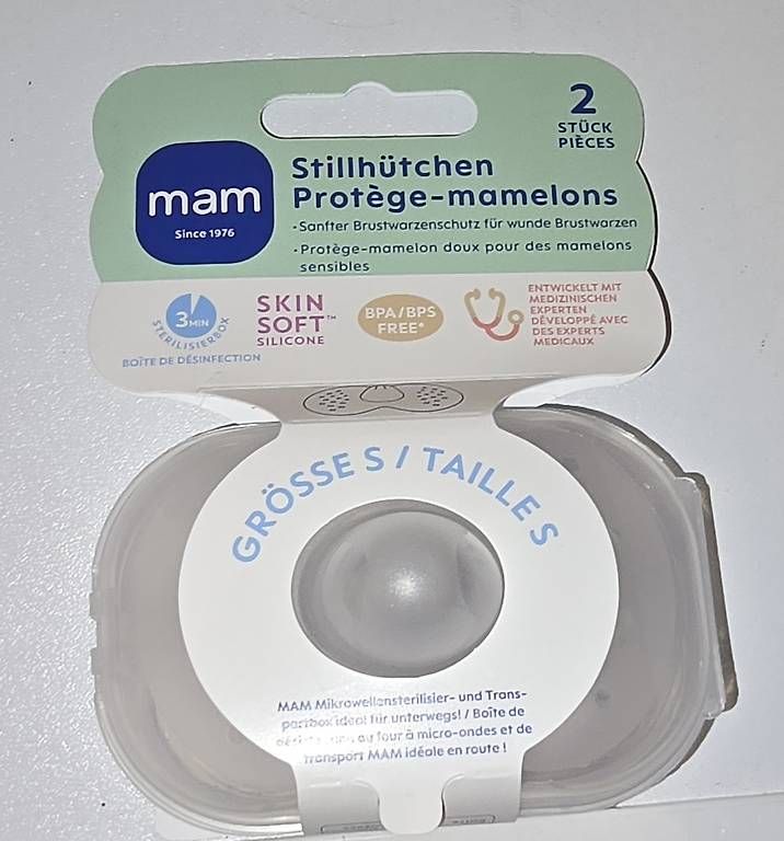 Accessori per l’allattamento: Stillhütchen MAM Grösse S & L / 2 chf je Grösse  – Usato da Boll venduto da BernerIn_89
