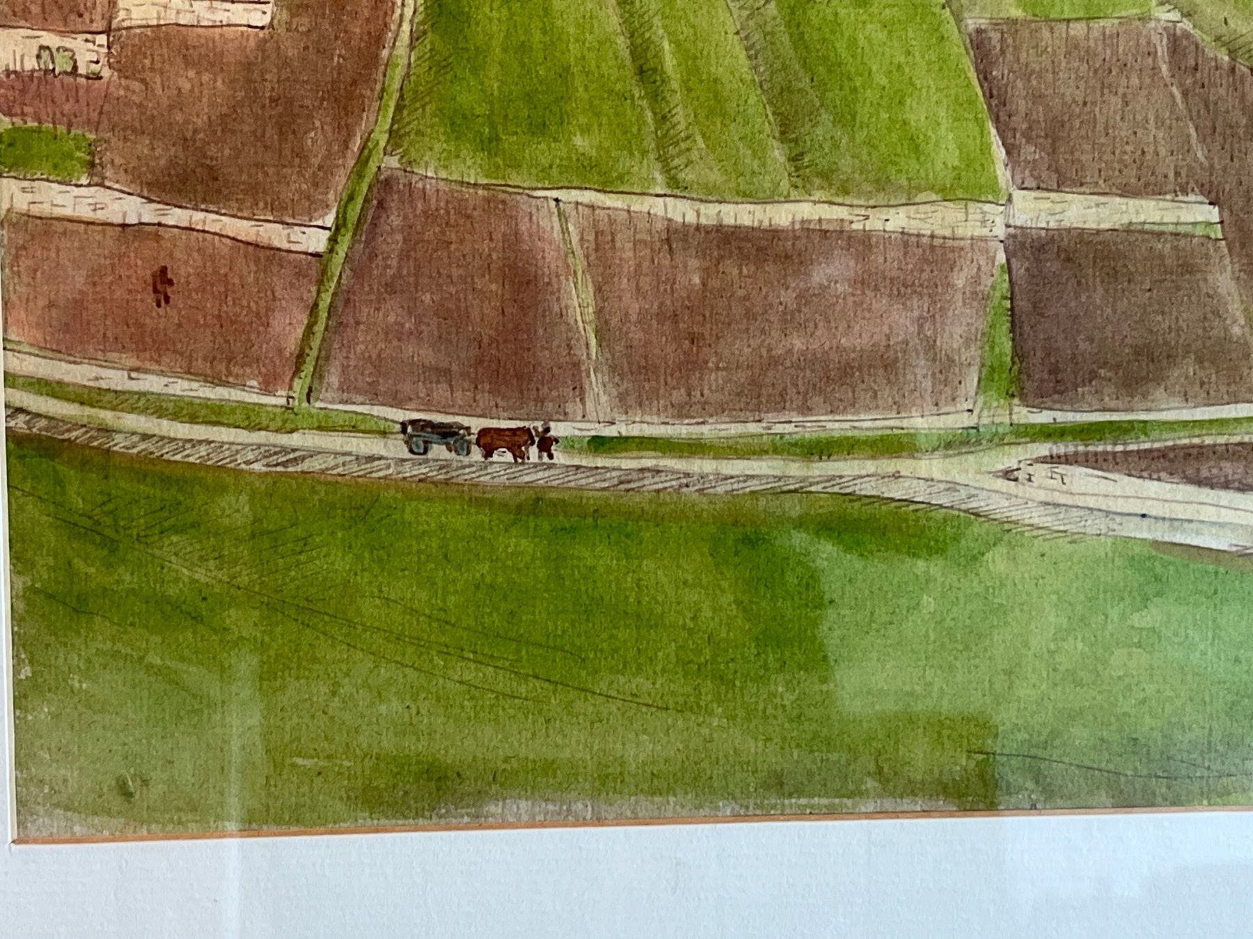 Dipinti: E. Bossart 1927 Aquarell – Usato da Basel venduto da PAUL_ART 3