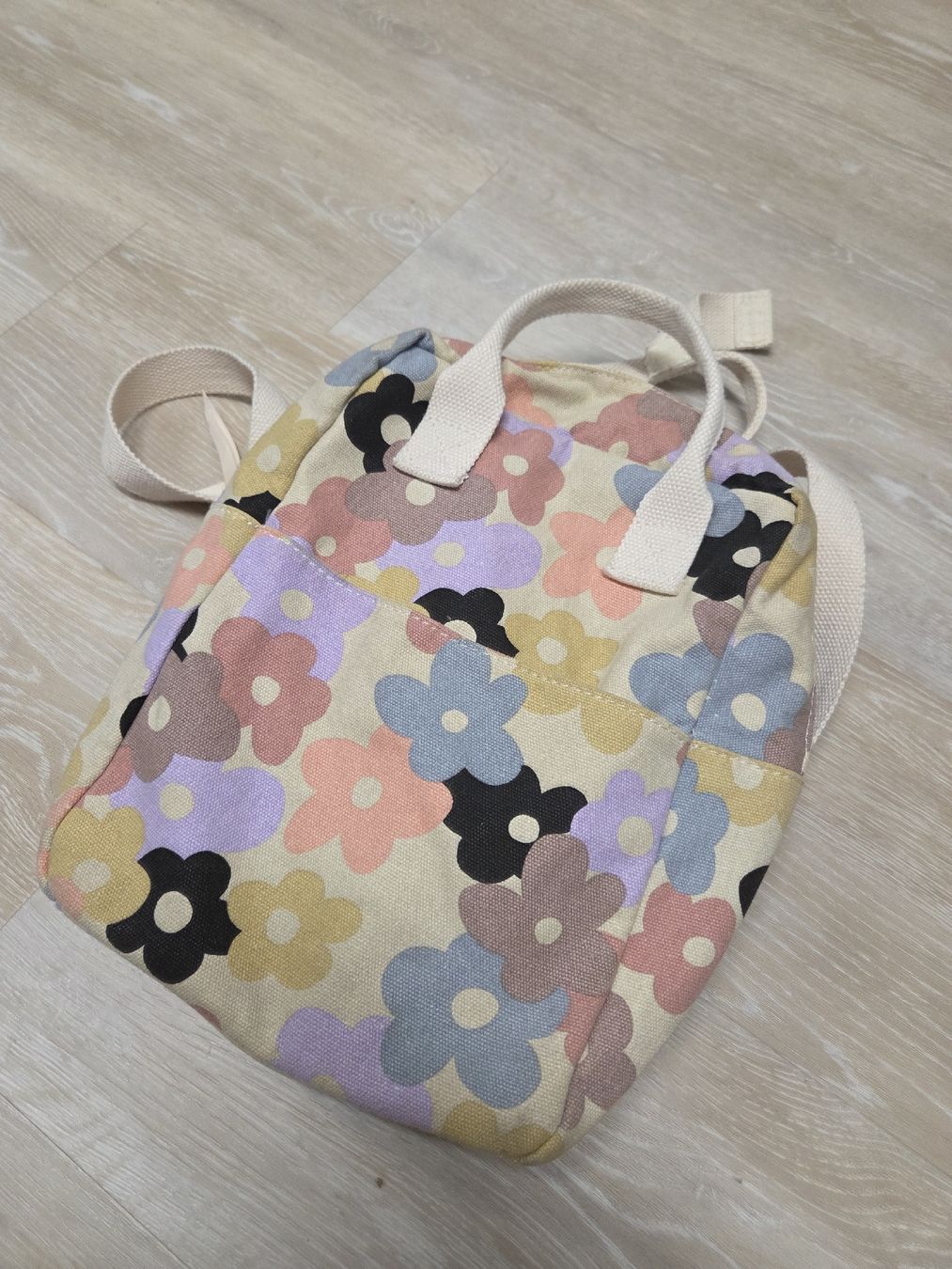 Borse & Zaini: Rucksack Blumenmuster Textil von LINDEX – Usato da Bellach venduto da mela_lela 1