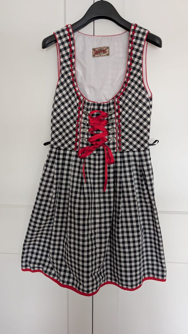 Vestiti: Dirndl Stockerpoint in schwarz/weiss - Grösse 36 – Usato da Au SG venduto da and_cra 2