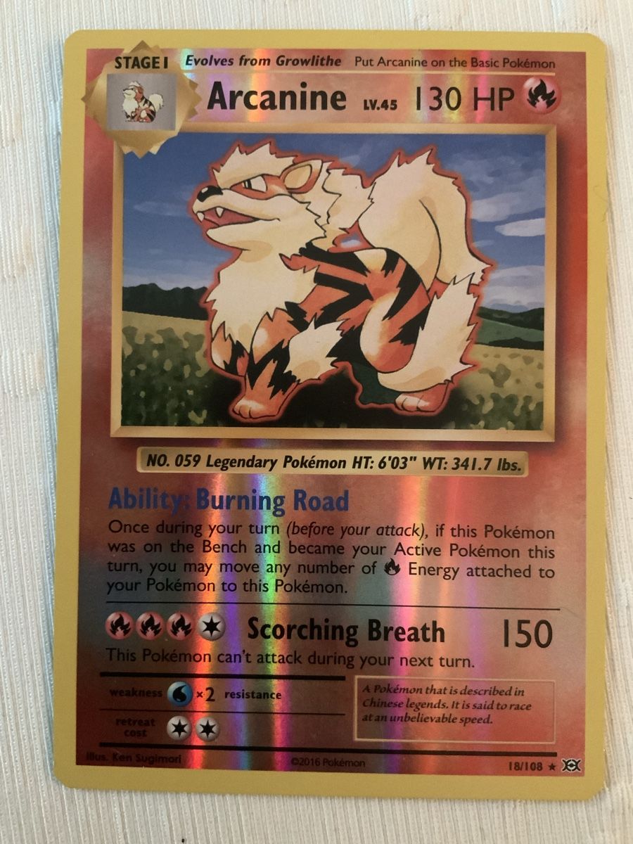 Pokémon Carte collezionabili: Arcanine Pokémon Karte – Nuovo (secondo la descrizione) da Küsnacht ZH venduto da mat_9b7y