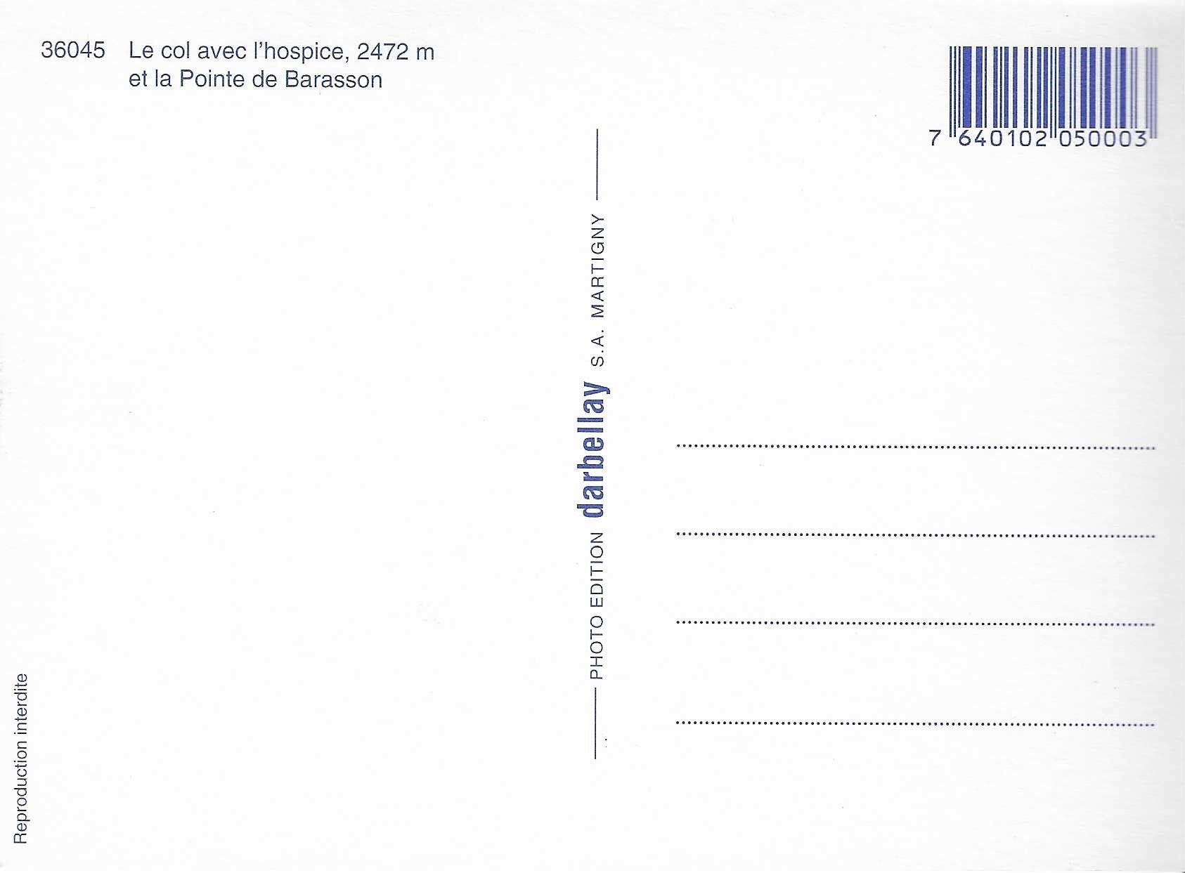 Cartoline postali: Grand-Saint-Bernard VS – Nuovo (secondo la descrizione) da Rothrist venduto da Stranglehold 1