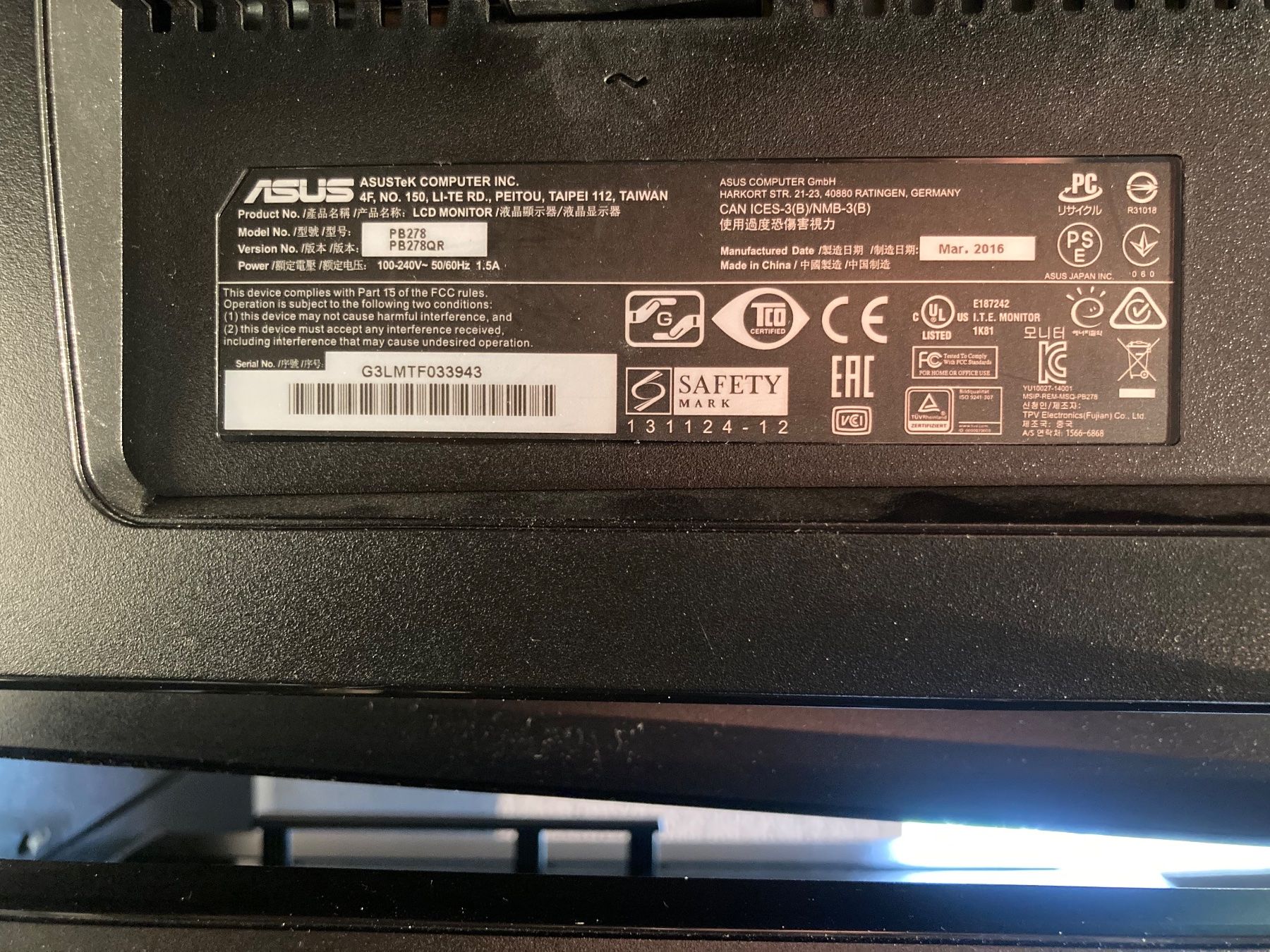 Monitor: HDMI-Bildschirm ASUS - Schermo HDMI ASUS – Usato da Bioggio venduto da edeschnede 4