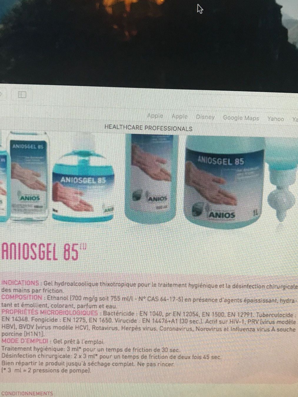 Medizinische Pflegemittel: 2*500 ml Desinfektionsmittel, Gel – Neu und originalverpackt aus Muttenz von Susanne81002 3