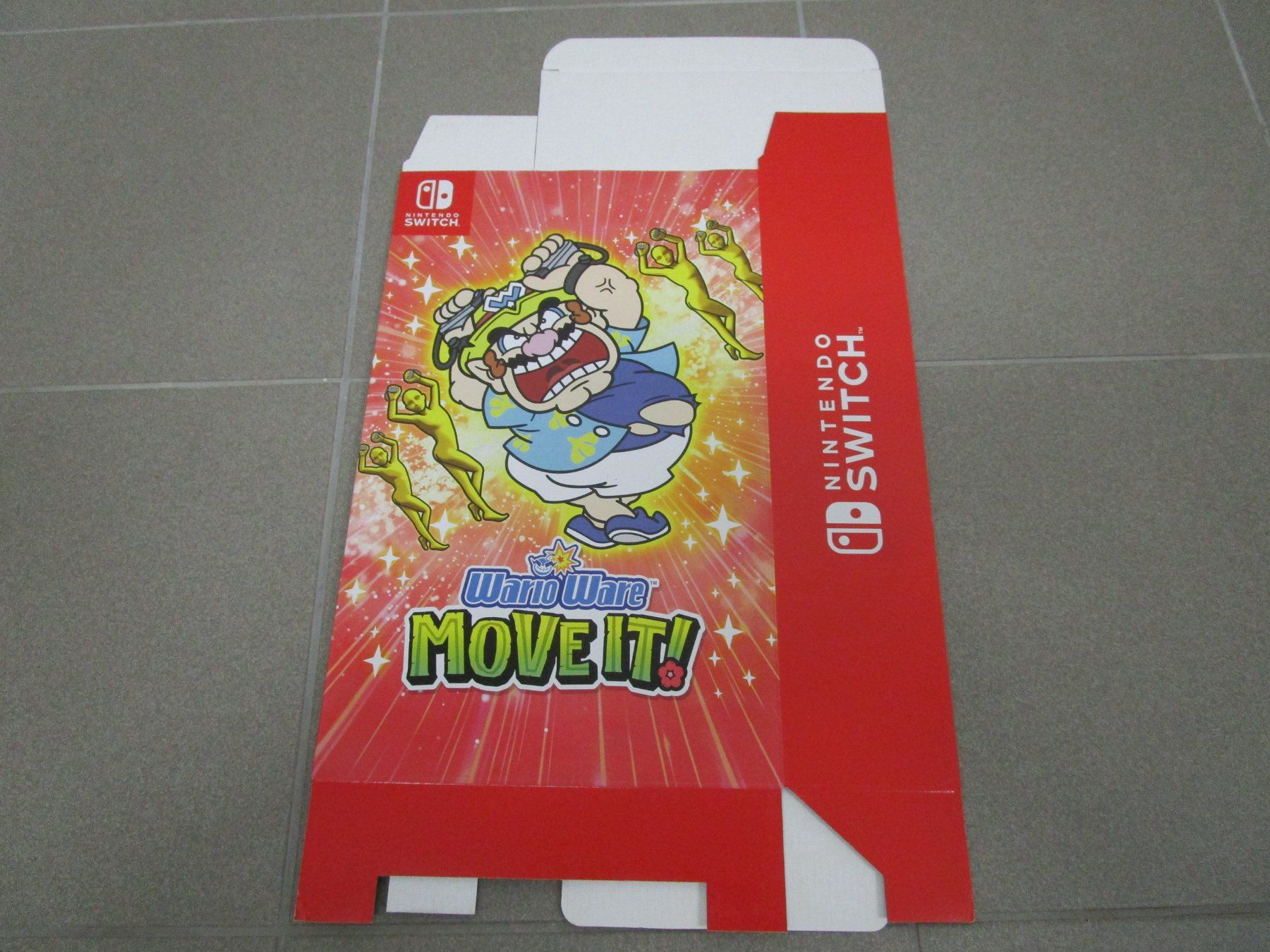 Spiele: Kartondisplay Wario Ware Move it Nintendo Switch NEU – Neu und originalverpackt aus Goldau von agestuffer