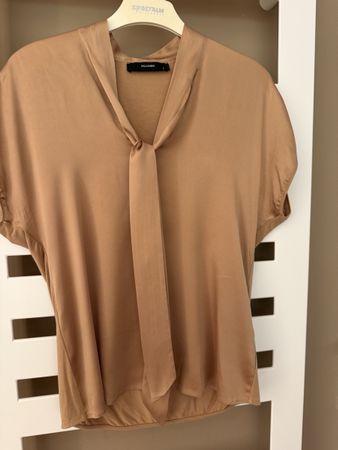 Damenbluse Hallhuber beige Grösse S neuwertig