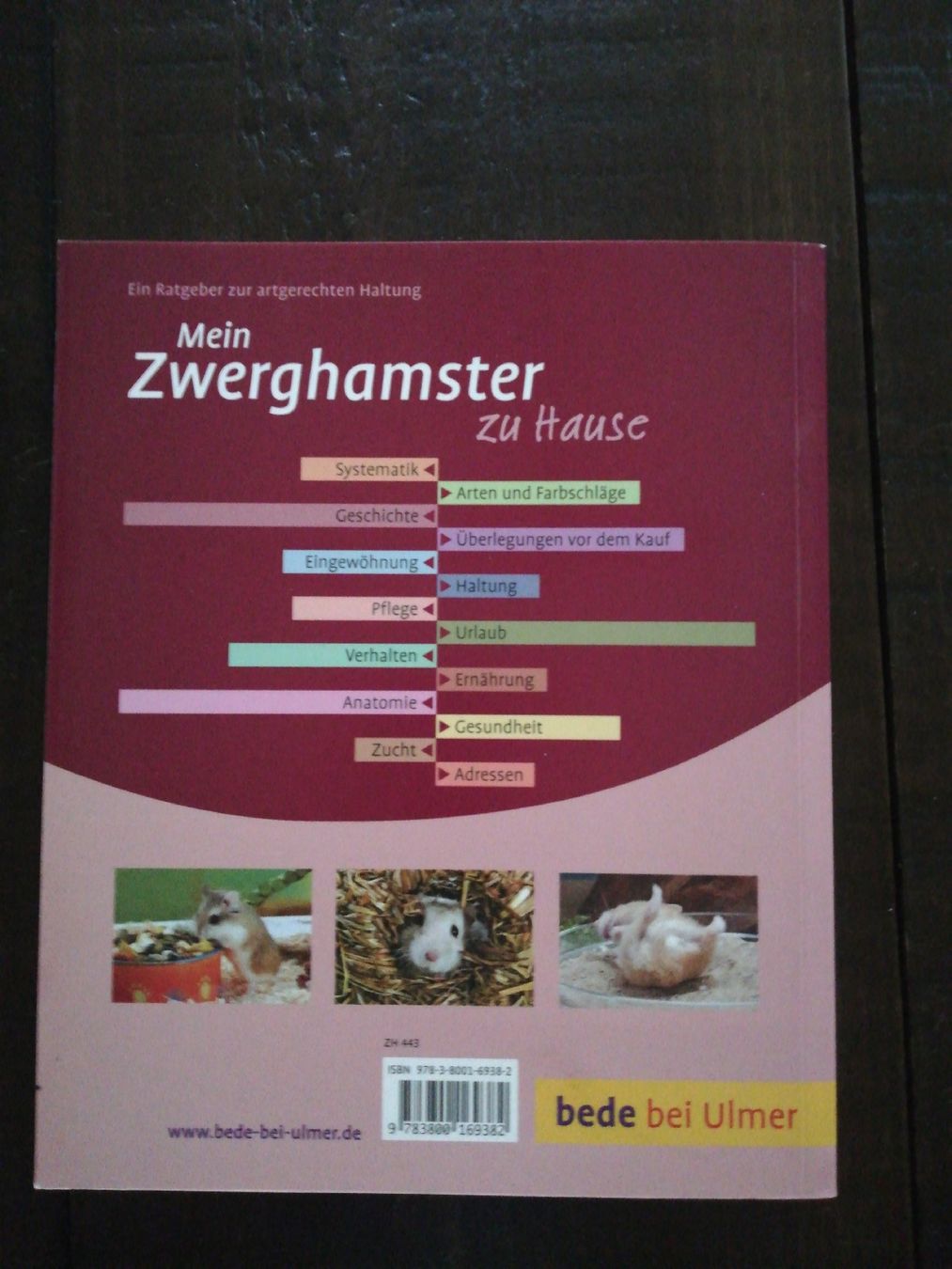 Bücher: Mein Zwerghamster zu Hause – Gebraucht aus Rain von -LUMA- 1