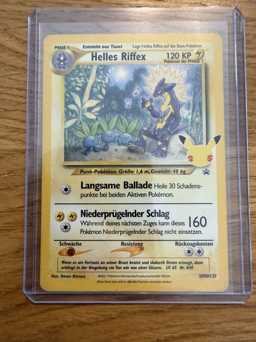 Pokémon Sammelbilder & Trading cards: Helles Riffex SWSH137 – Gebraucht aus Amriswil von sim_nlb6