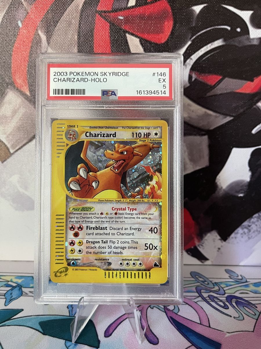 Pokémon Sammelbilder & Trading cards: Pokemon Skyridge Charizard Holo psa 5 Eng – Gebraucht aus Breitenbach von KithusPokeKingdom