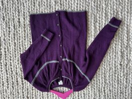 Bock Copenhagen wolle cardigan lila gr.140 neuwertig