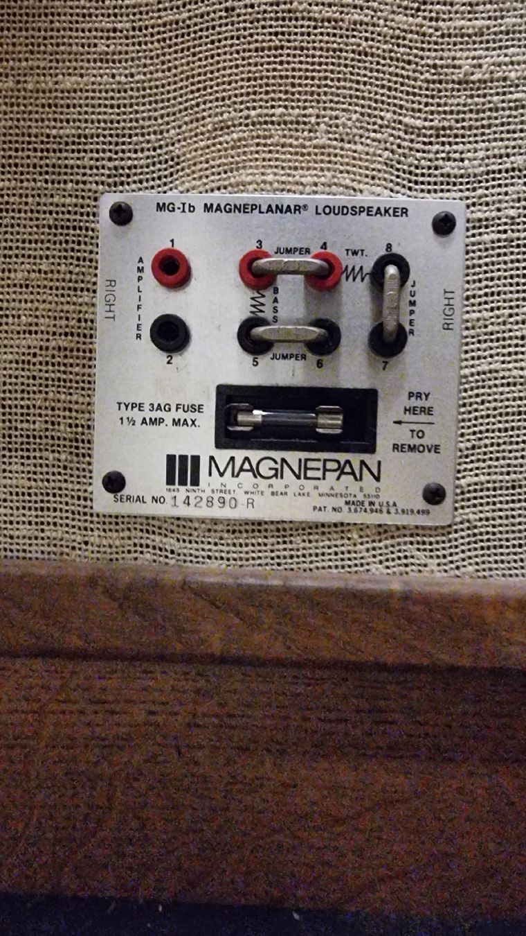 Magnepan Lautsprecher: Magneplanar MG-Ib, Paar – Defekt aus Schöfflisdorf von Silvervintage.CH 3