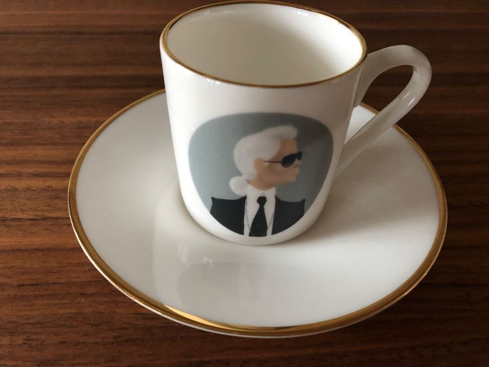 wonder kennis op gang brengen Karl Lagerfeld Espressotasse NEU | Kaufen auf Ricardo