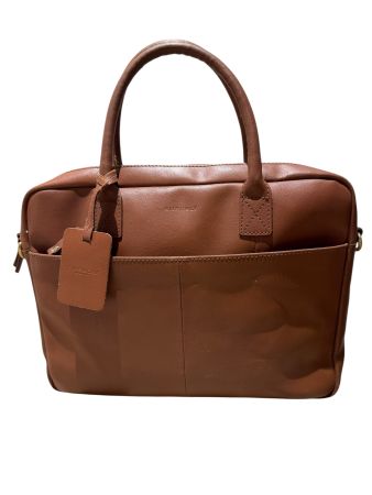 BURKLEY LAPTOP TASCHE ECHT LEDER BRAUN SEHR PRAKTISCH