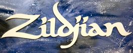 Zildjian Cymbals Logo Script made out of wood